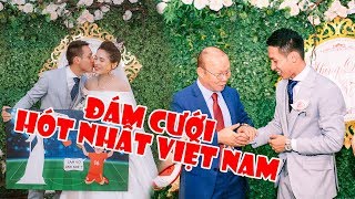 TVH Vlogs  Cùng thầy Park Hang Seo Quang Hải Văn Hậu ĐT Việt Nam đi ăn cưới Đỗ Hùng Dũng cực ngầu [upl. by Penhall572]