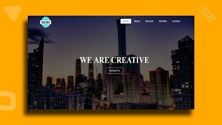 How to Create a Website using HTML and CSS  Homepage Design [upl. by Acinoed]