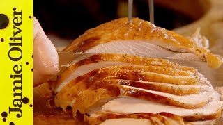 How To Carve A Turkey  Jamie Oliver [upl. by Just]