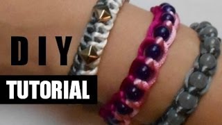 Armbandjes Maken Lustechniek DIY Tutorial [upl. by Verda158]