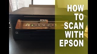 Epson Printers  How To Scan [upl. by Llered549]