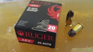 Ruger ARX Ammo Test Gimmick or Legit Polycase Inceptor [upl. by Aihsit734]