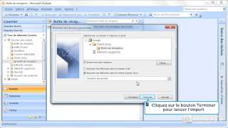 Comment importer des emails et contacts avec Outlook 2007 [upl. by Ettezel]