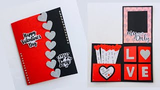 Beautiful Handmade Valentines Day Card IdeaEasy and Beautiful Card for Valentines Day [upl. by Kissiah]