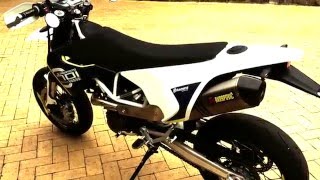 Husqvarna 701 SUPERMOTO Akrapovic Sound [upl. by Inalan]