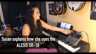 Alesis SR18 Drum Machine QUICK START TUTORIAL [upl. by Ybrek]