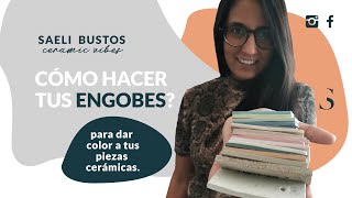 Cómo hacer engobes para dar color a tu pieza  Taller de Cerámica con Saeli Bustos [upl. by Yhpos76]