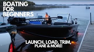 Boating Basics COMPLETE Guide to Launching Loading Driving amp More [upl. by Lartnom560]