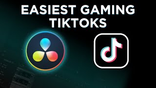 A Free DaVinci Resolve Preset to Edit Gaming Tik Tok Videos for You [upl. by Javler]