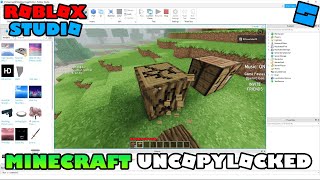 ROBLOX MINECRAFT UNCOPYLOCKED FIXED  SAVING [upl. by Einafats462]