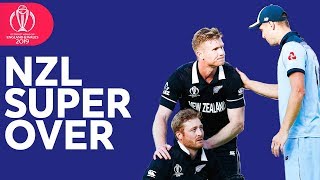 New Zealand Super Over  Every Ball  ICC Cricket World Cup 2019 [upl. by Eceeryt]