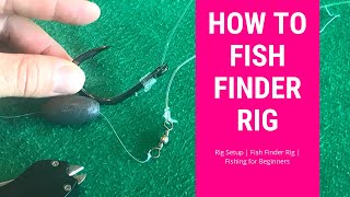 Rig Setup  Fish Finder Rig  Fishing for Beginners [upl. by Pinkham]