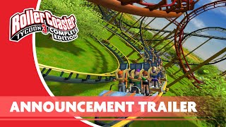 RollerCoaster Tycoon 3 Complete Edition Announce Trailer [upl. by Eatnoid997]