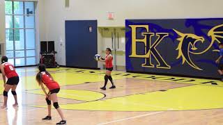 VOLLEYBALL  7th GRADE Eastwood Middle School vs Estrada Middle School TOURNAMENT 2018 [upl. by Tressia]