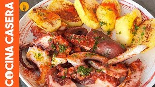 Pulpo a la plancha [upl. by Soalokin487]