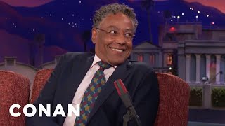 Giancarlo Espositos Craziest ComicCon® Fan Encounter  CONAN on TBS [upl. by Oihsoy]