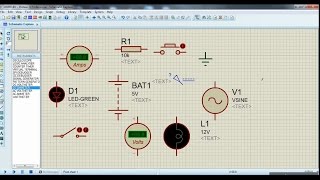 Proteus for beginners tutorial  4  Retrieving components from device library [upl. by Aimej81]