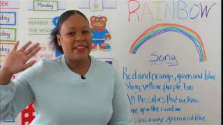 Preschool Rainbow Lesson 1  Learn at Home [upl. by Kurr]