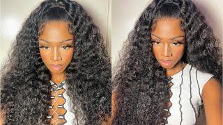 BEST DEEP WAVE WIG INSTALL😍 ISHOWBEAUTY HAIR [upl. by Bumgardner214]