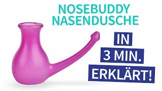 NoseBuddy Nasendusche in 3 Minuten erklärt [upl. by Bailie]