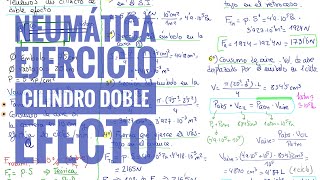 5 Ejercicio resuelto cilindro neumático doble efecto [upl. by Senzer342]