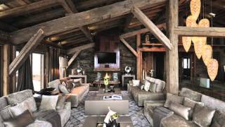 FOR SALE Luxury ski chalet Ecrin Blanc in Megeve village Rhone Alps South of France [upl. by Nolat]