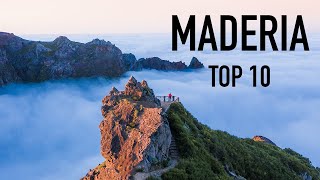 Top 10 Places to Visit in Madeira [upl. by Nuahsyar]