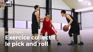 Exercice collectif  le pick and roll  Basketball [upl. by Mcroberts]