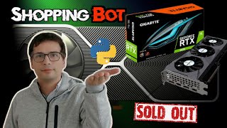 How to create a Python Bot to autobuy a GPU using Selenium Easily [upl. by Jair642]