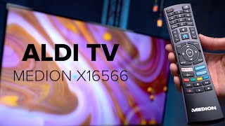 Medion X16566 im Test Aldi bietet mit 65ZollTV volles Programm  deutsch [upl. by Killy]