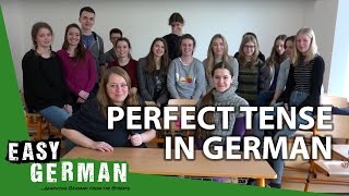 Perfect Tense in German  Super Easy German 26 [upl. by Airdnaz]