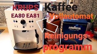 KRUPS Kaffeevollautomaten reinigen Serie EA80 EA81 [upl. by Locin981]