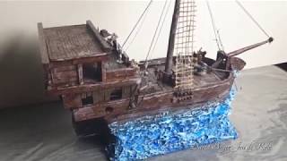 Maquette bateau partie 9 fin [upl. by Anilesor]