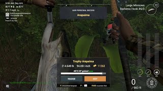 Fishing Planet  How To Catch Arapaima at MakuMaku Lake AMAZON [upl. by Cox]