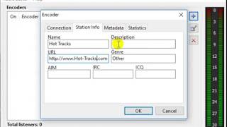 Configure Radiocaster Encoder for Icecast Server [upl. by Ahseinet633]