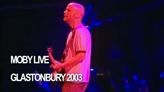 Moby Find My Baby Live at Glastonbury [upl. by Junie936]