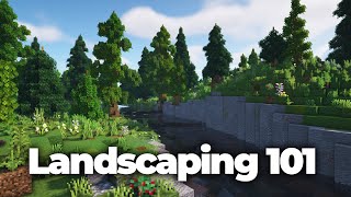 Minecraft Must Know Tips for Landscaping and Terraforming [upl. by Haisi805]