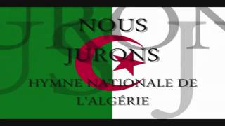 Hymne Algerie  Paroles [upl. by Lemor]