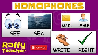 HOMOPHONES with Pictures [upl. by Hodess]