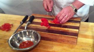 How to make Tomato Concassé [upl. by Anerrol]