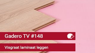 148 Visgraat laminaat leggen [upl. by Finn]