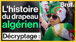 Lhistoire du drapeau de lAlgérie 🇩🇿 [upl. by Ariamat551]