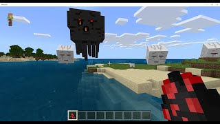 Summoning the 3 headed ghast in minecraft [upl. by Jermaine]