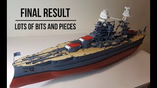 USS Arizona BB39 1200 Scale Part 6 Final Part [upl. by Eliezer]