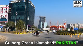 🇵🇰 Gulberg Green Islamabad Pakistan  4K60FPS [upl. by Jill]