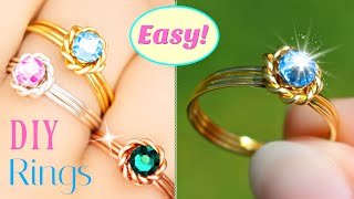 The Lazy Ring Tutorial  EASY DIY Rings Anyone Can Make In Seconds or Minutes [upl. by Durrett]