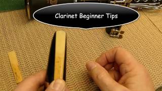 Beginner Clarinet tips Mouthpiece amp Reed Assembly [upl. by Grete]