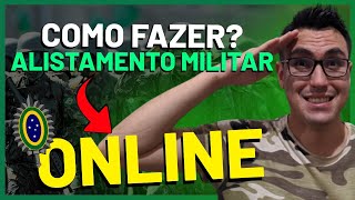 COMO FAZER ALISTAMENTO MILITAR ONLINE  COMO ACOMPANHAR CERTIFICADO DE ALISTAMENTO MILITAR [upl. by Ramsey]