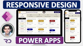 How to build Responsive Power Apps  Responsive Layouts Tabs Galleries amp Forms [upl. by Shira913]