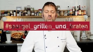 Spargel grillen amp braten  grüner amp weißer Spargel vom Grill  Anleitung amp Rezept [upl. by Essilrahc]